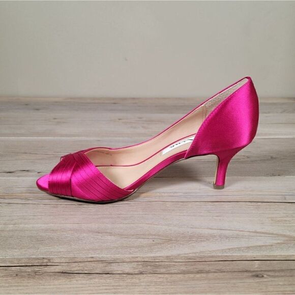Nina Contesa Women's Open-Toe Pump Sz 7M - Picture 6 of 12